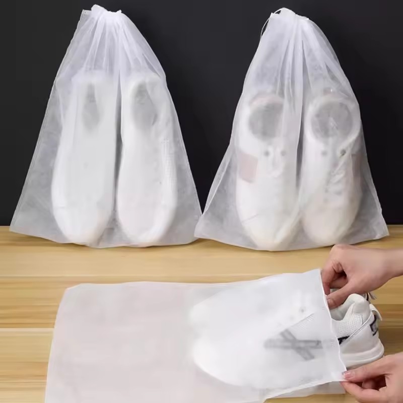 Shoe Bag Dust - 50pcs 휴대용 부직포 신발 가방 drawstring