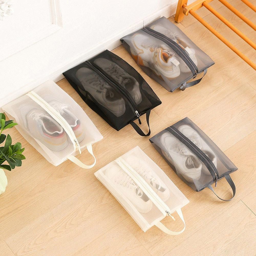 Shoe Bag Dust - 방진 휴대용 야외 메쉬 신발 가방