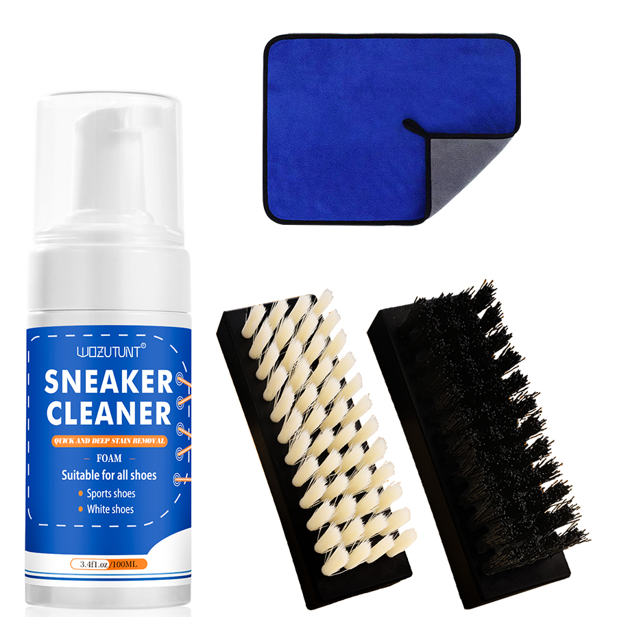 Sneaker Care For Suede - 운동화용 흰색 신발 클리너 키트 캔버스