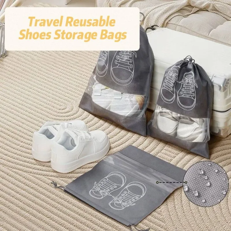 Shoe Bag Dust - 1-30PCS 신발 보관 정리 가방 부직포