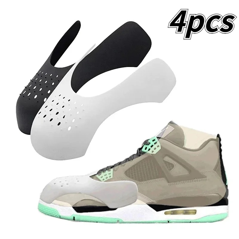 Sneaker Shoe Care Kit - 2쌍의 주름 방지 신발 앞코 보호대,
