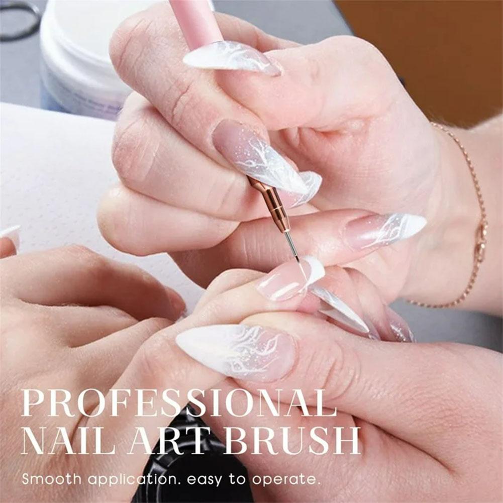 5종 네일 아트 라이너 브러쉬 세트 9mm 11mm 1 - Brush Bristle Set 리뷰 및 가격