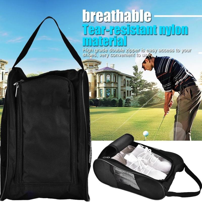 휴대용 골프 신발 가방 옥스포드 천 신발 운반 가방 통 - Shoe Bag Dust 리뷰 및 가격