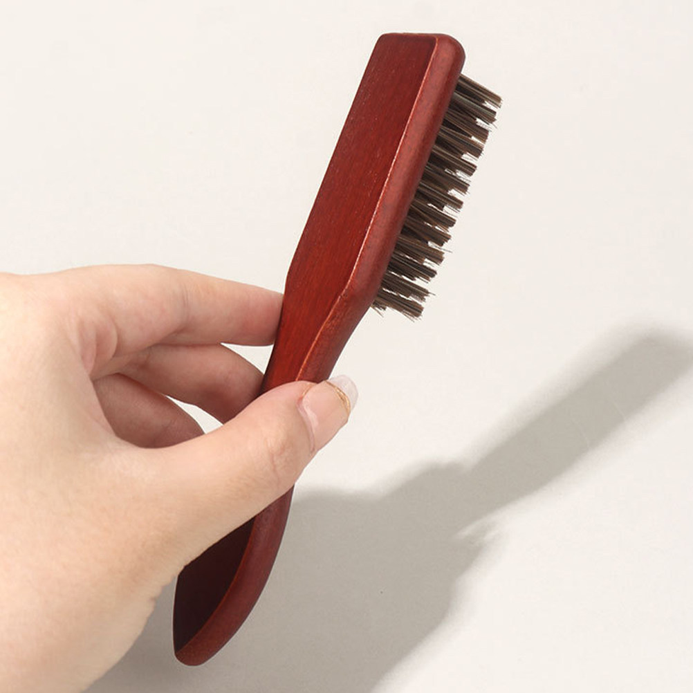 2종 수염 손질 브러쉬 세트, 나무 헤어 브러쉬, 등털 - Brush Bristle Set 리뷰 및 가격