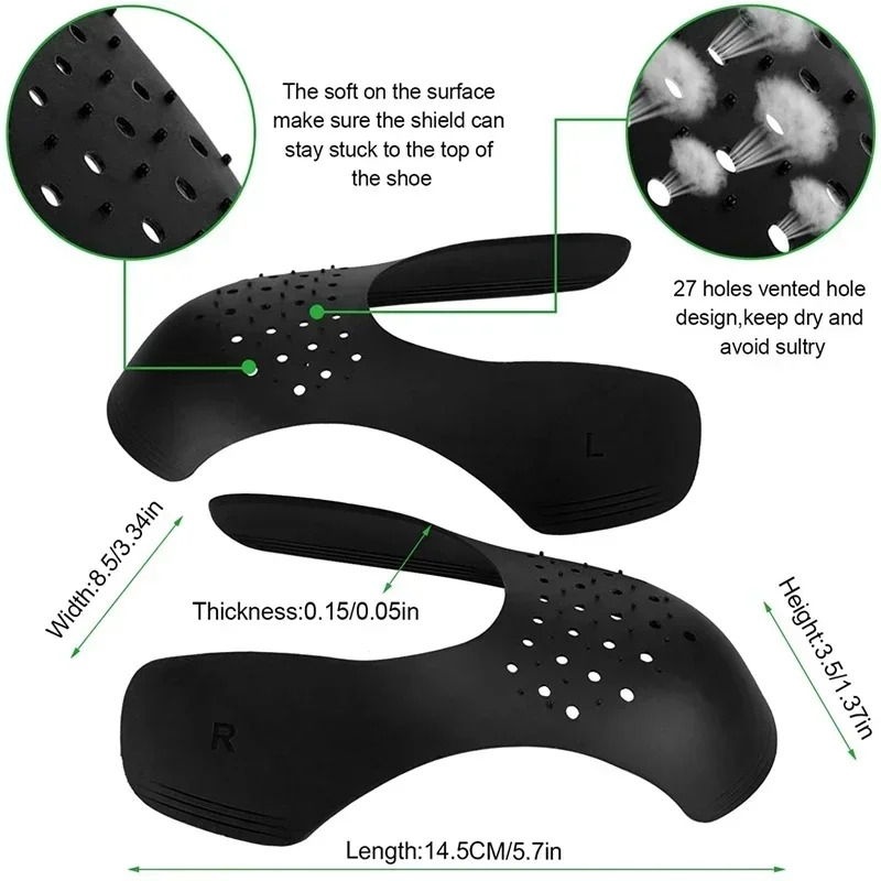 4개입 신발 주름 방지 보호대, 스니커즈 토캡, 주름  - Sneaker Shoe Care Kit 리뷰 및 가격
