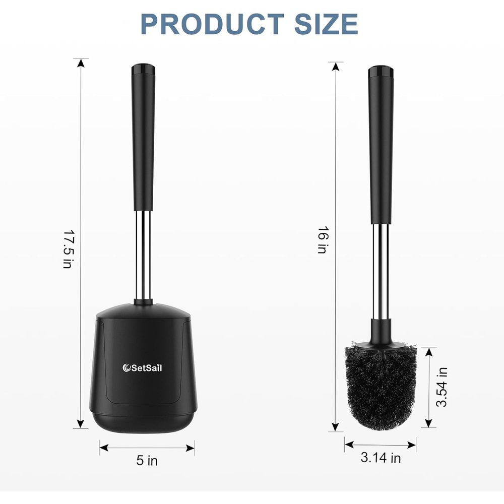 뚜껑이 있는 변기 브러쉬 홀더 및 매우 긴 손잡이가 있 - Brush Bristle Set 리뷰 및 가격