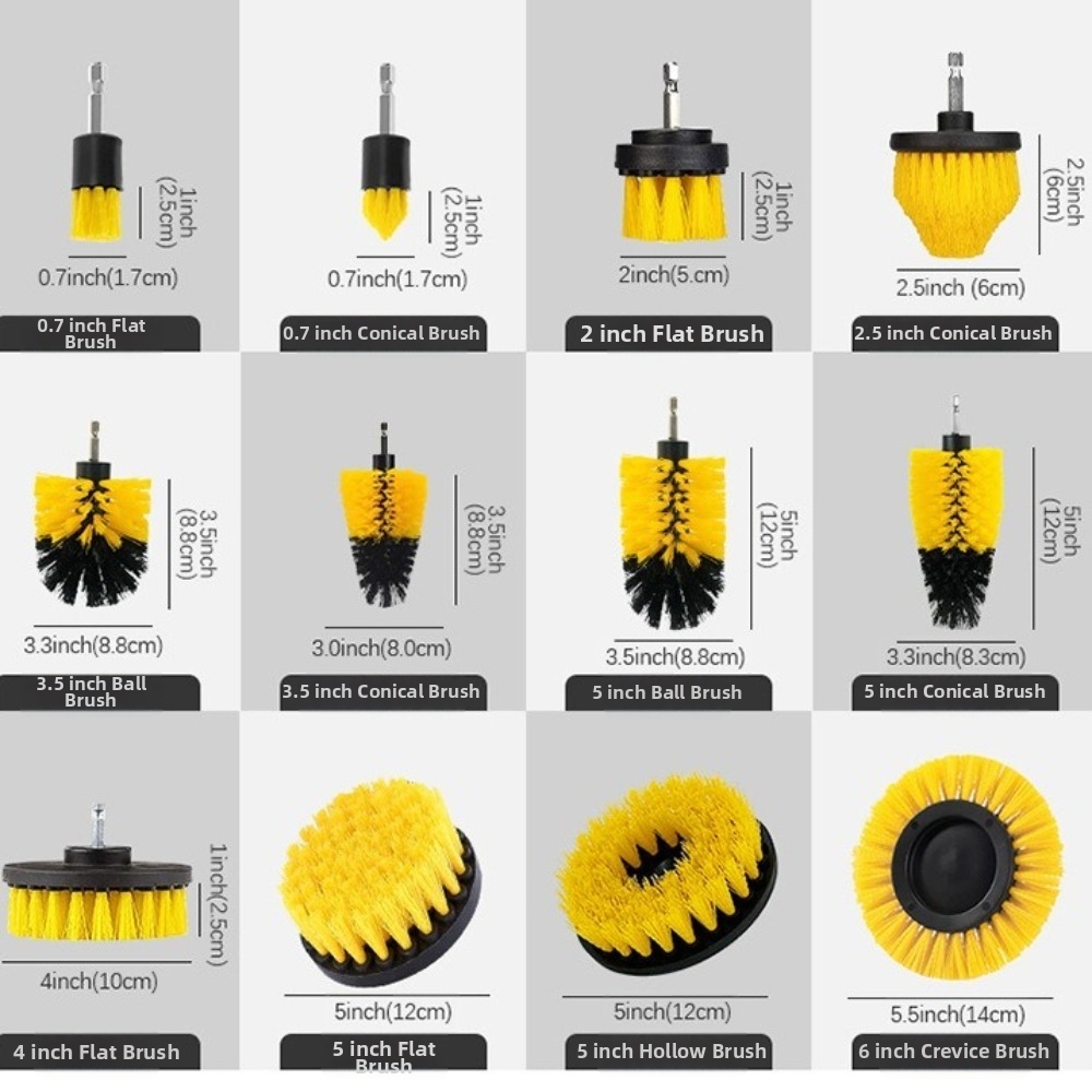 5개입 원형 브러시 헤드 드릴 브러시 부착 세트 나일론 - Brush Bristle Set 리뷰 및 가격