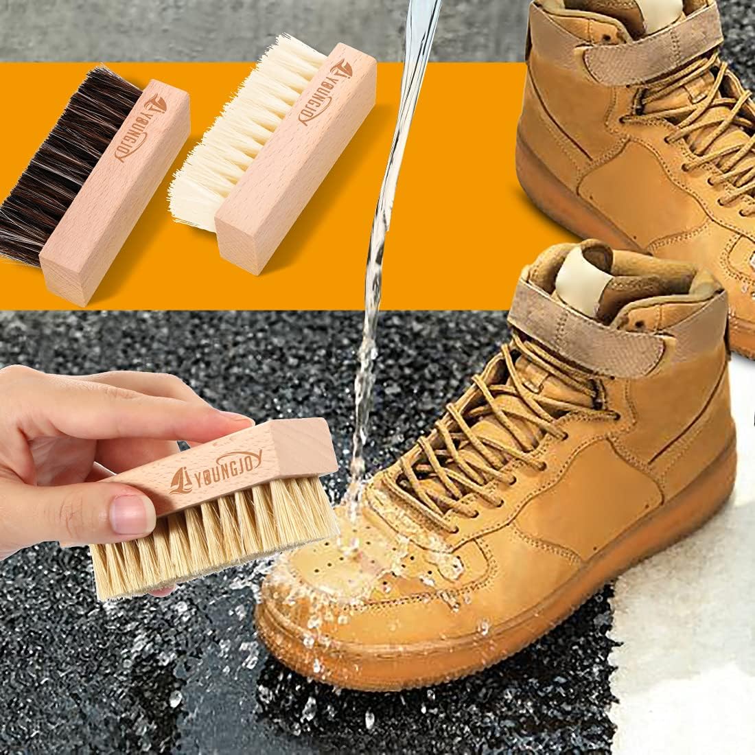 영조이 3종 양면 운동화 세척 브러쉬 세트, 멧돼지털과 - Sneaker Cleaning Kit 리뷰 및 가격