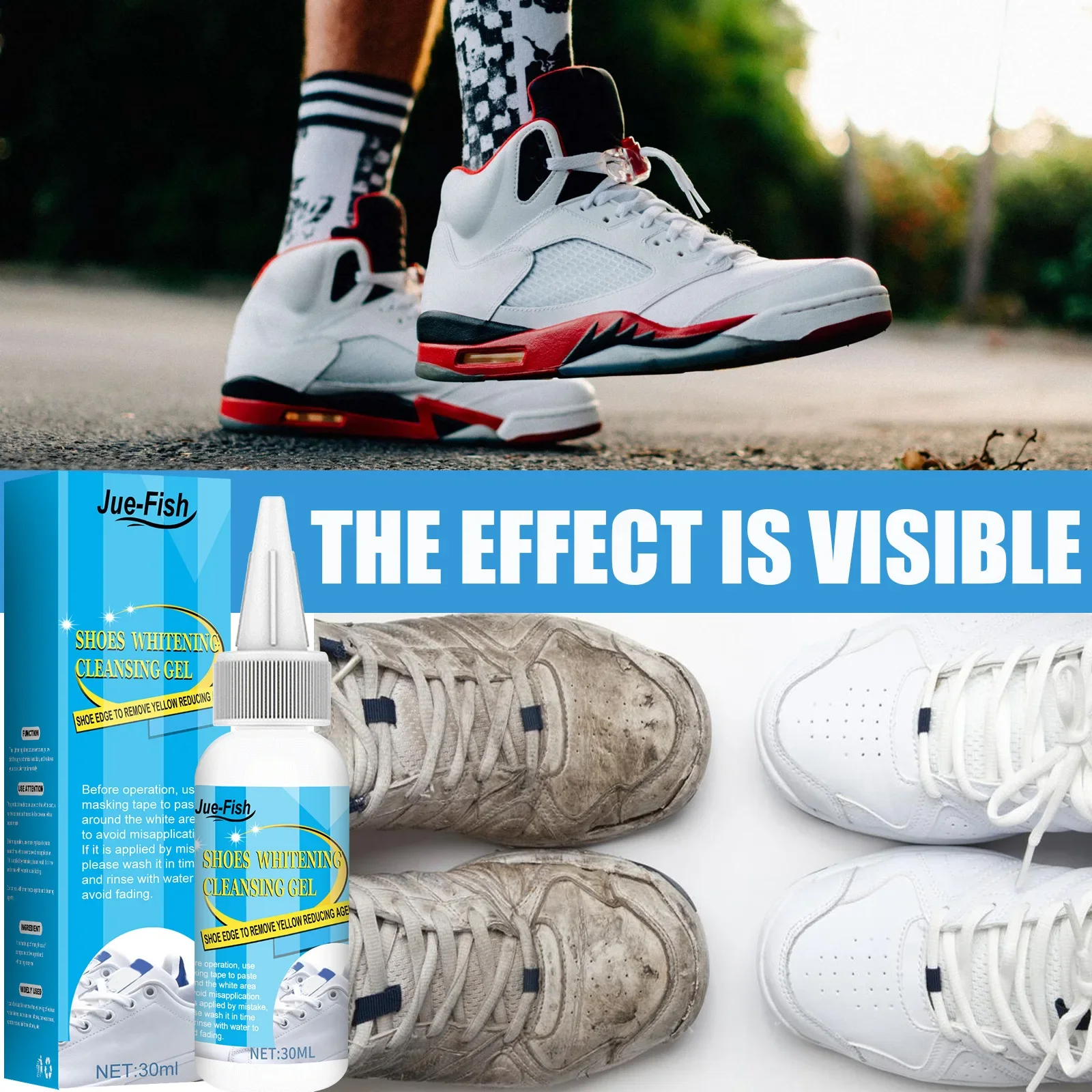 흰색 신발 청소 젤 얼룩 먼지 제거제, 신발 세척 운동 - Sneaker Cleaning Kit 리뷰 및 가격