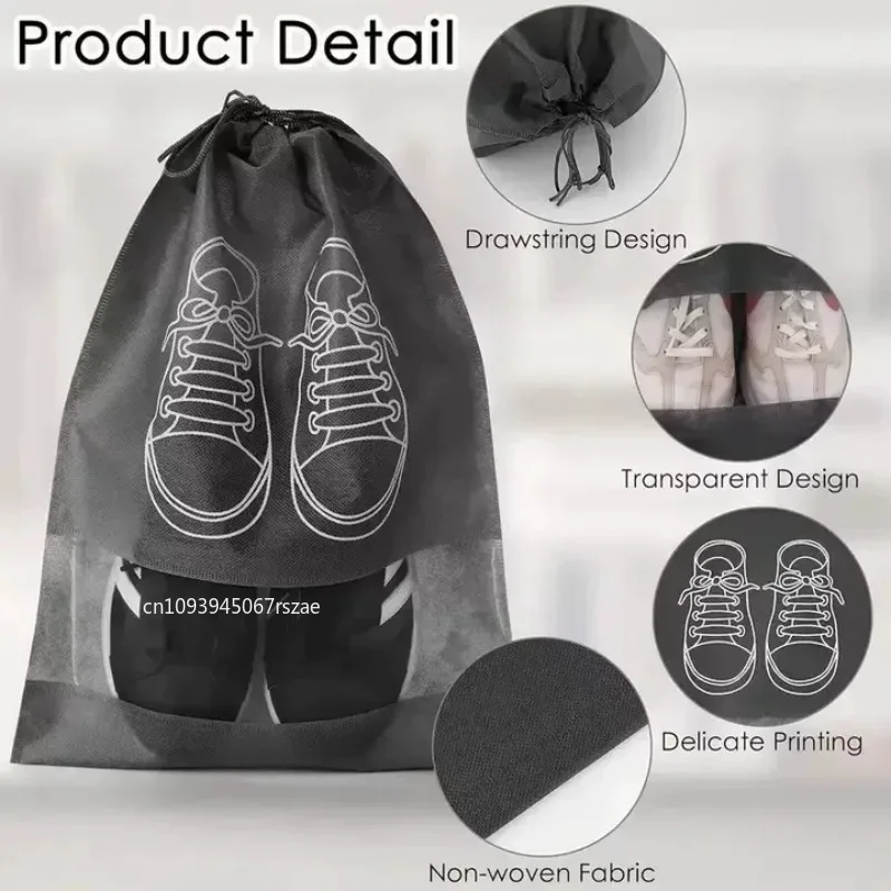 1-30PCS 신발 보관 정리 가방 부직포 신발 먼지  - Shoe Bag Dust 리뷰 및 가격