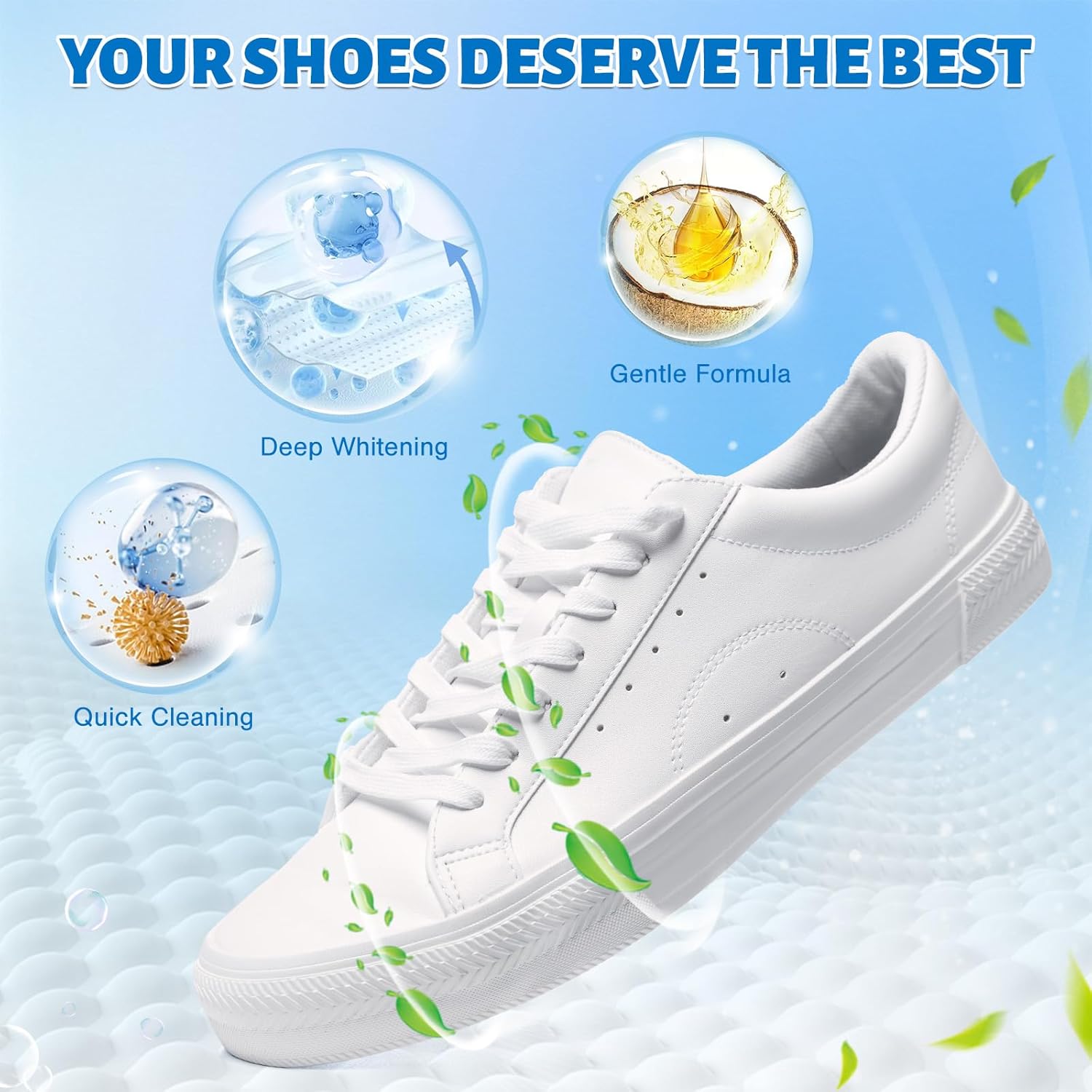 얼룩과 먼지 제거용 신발 클리너 폼, 흰색 신발용 브러 - Sneaker Cleaning Kit 리뷰 및 가격