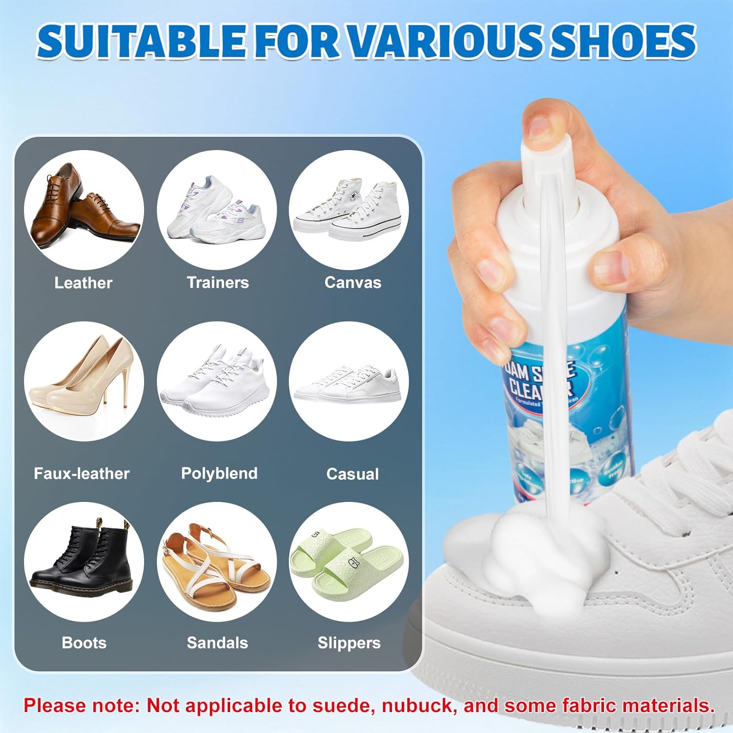 얼룩과 먼지 제거용 신발 클리너 폼, 흰색 신발용 브러 - Sneaker Cleaning Kit 리뷰 및 가격