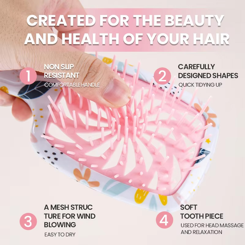 2개 세트 엉킴 방지 통풍 헤어 브러시 & 실리콘 두피 - Brush Bristle Set 리뷰 및 가격