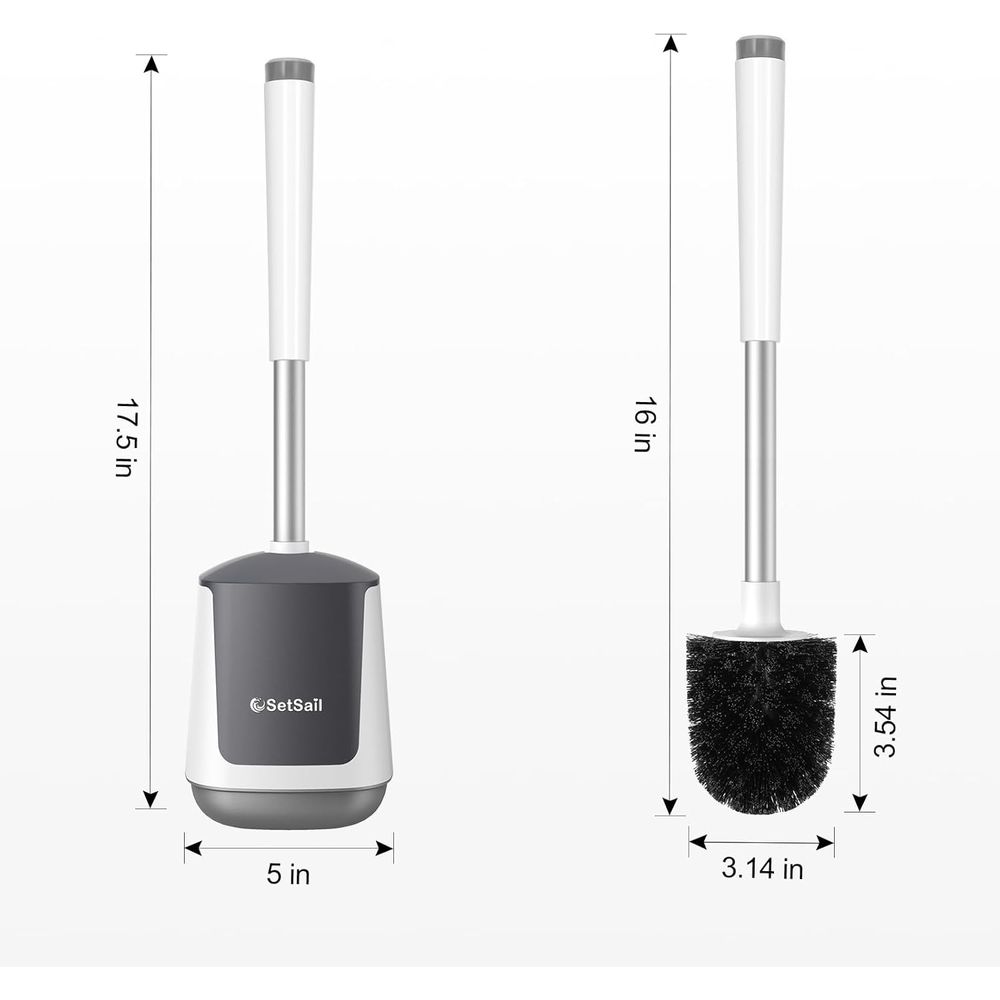 뚜껑이 있는 변기 브러쉬 홀더 및 매우 긴 손잡이가 있 - Brush Bristle Set 리뷰 및 가격