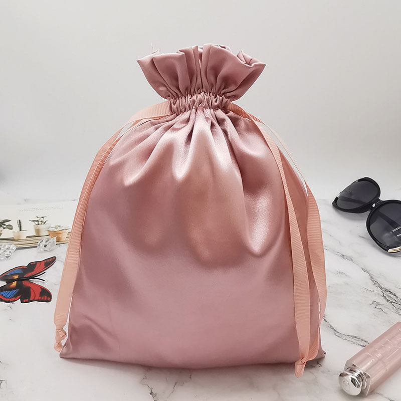 맞춤형 로고 새틴 드로스트링 가방 헤어 익스텐션 화장품 - Shoe Bag Dust 리뷰 및 가격