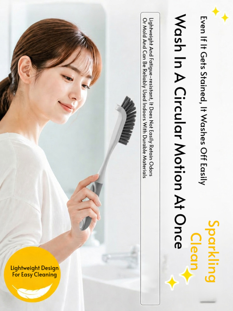 딱딱한 솔이 있는 스크럽 브러쉬 세트, 미끄럼 방지 손 - Brush Bristle Set 리뷰 및 가격